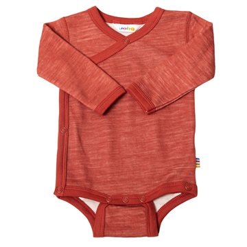 Joha - Body wrap around i uld & bambus-rust